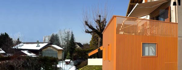 extension en bois d'une maison