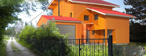 chalet en bois en montagne